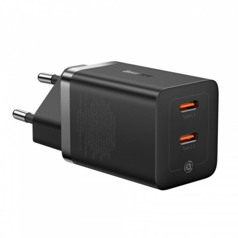 МЗП Baseus GaN5 Pro 40W Type-C+Type-C black Купити в Україні