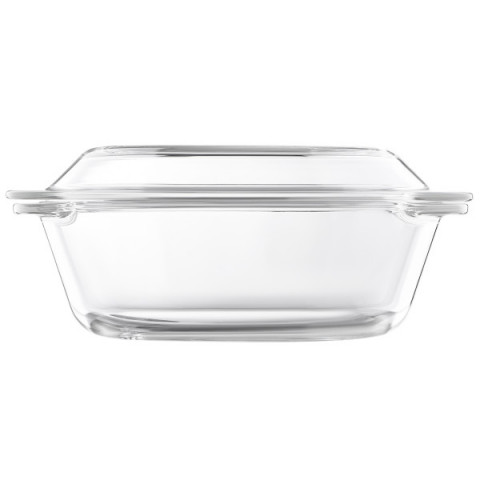 Форма для запікання з кришкою Ardesto Black Mars, 20.6х20.6х9.9см, боросилікатне скло, кругла, прозорий
