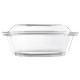 Форма для запікання з кришкою Ardesto Black Mars, 20.6х20.6х9.9см, боросилікатне скло, кругла, прозорий