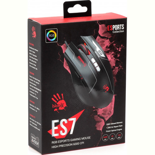 Миша A4Tech ES7 Bloody Esports Black
