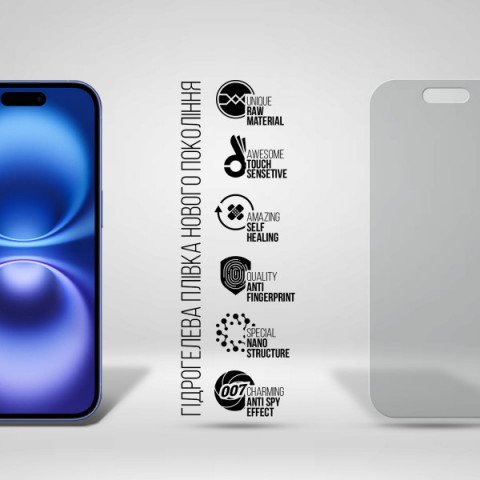 Гідрогелева плівка ArmorStandart Anti-spy для Apple iPhone 16 (ARM80745)