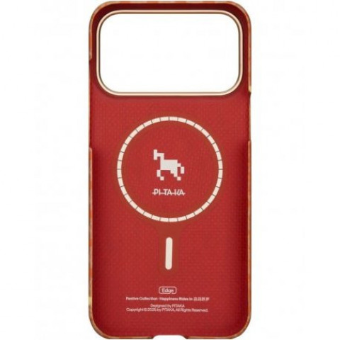 Чохол Pitaka Ultra-Slim Happiness Rides PitaTap для iPhone 17 Pro Amber (HR1701P)