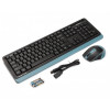 A4Tech Fstyler FG1035, комплект бездротовий клавіатура з мишою, чорний колір
