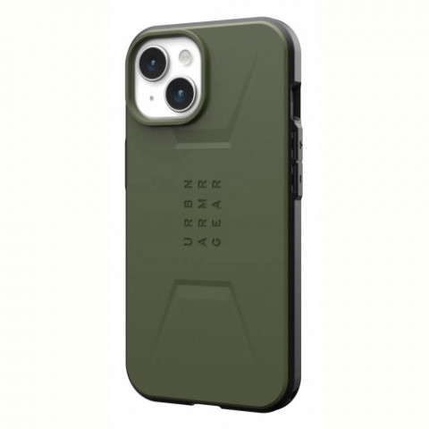 Чохол-накладка Urban Armor Gear Civilian Magsafe для Apple iPhone 15 Olive (114287117272)