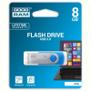 Флеш-накопичувач USB 8GB GOODRAM UTS2 (Twister) Blue (UTS2-0080B0R11)