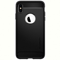 Чохол-накладка Spigen Rugged Armor для Apple iPhone XS Max Matte Black (065CS25125)