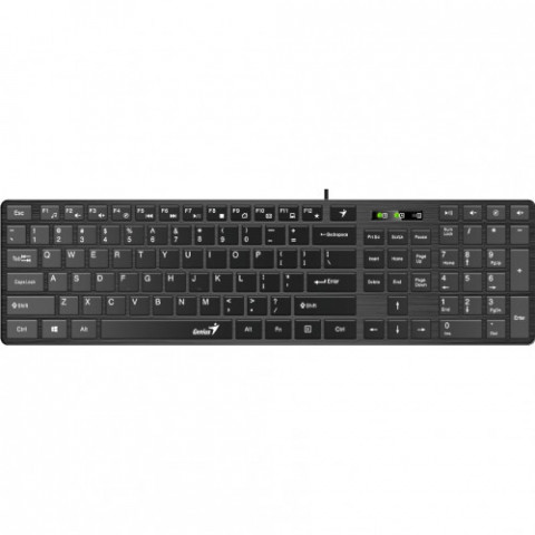 Клавіатура Genius SlimStar 126 Black USB (31310017407)