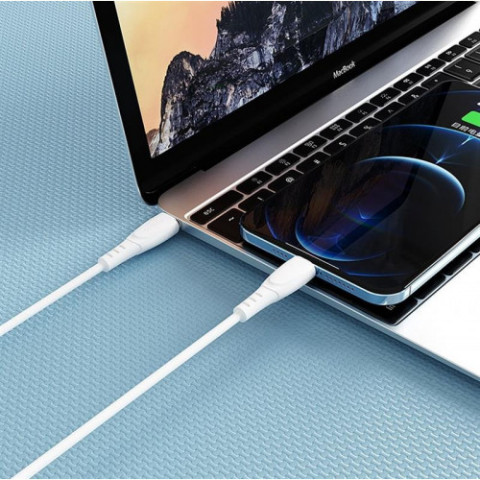 Кабель Foneng X75 USB-C - Lightning 1м White (X75-CA-TCIP)