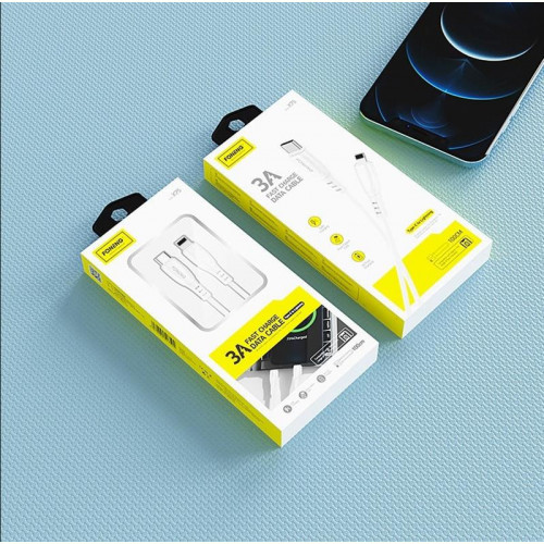 Кабель Foneng X75 USB-C - Lightning 1м White (X75-CA-TCIP)