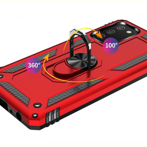 Чохол-накладка BeCover Military для Samsung Galaxy A02s SM-A025 Red (706014)