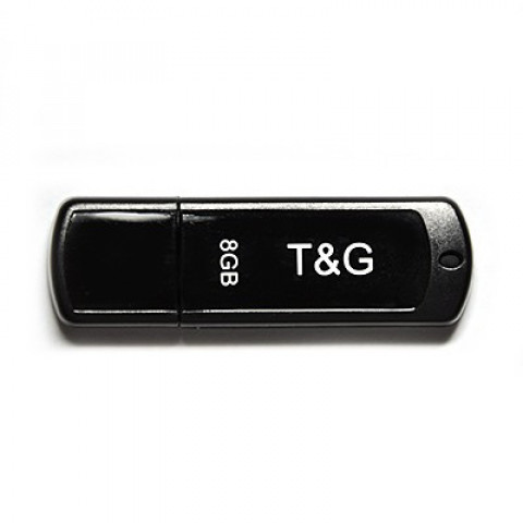 Флеш-накопичувач USB 8GB T&G 011 Classic Series Black (TG011-8GBBK)