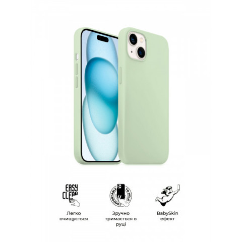 Чохол ArmorStandart ICON2 MagSafe для Apple iPhone 15 Soft Mint (ARM77010)