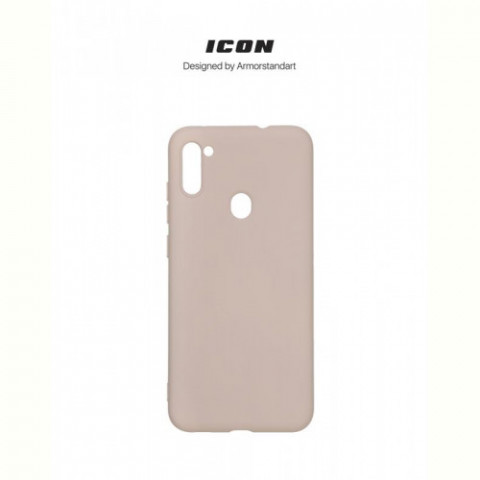 Чохол-накладка Armorstandart Icon для Samsung Galaxy A11 SM-A115/M11 SM-M115 Camera cover Pink Sand (ARM67492)