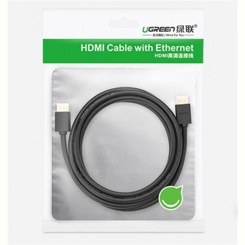 Кабель Ugreen HD104 HDMI - HDMI, 3 м, Black (10108)