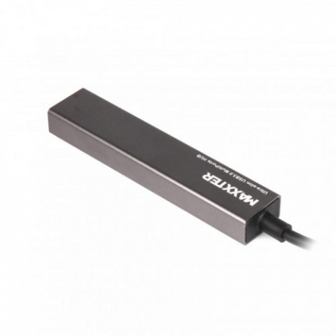 USB-хаб Maxxter 4 ports (HU3A-4P-02)