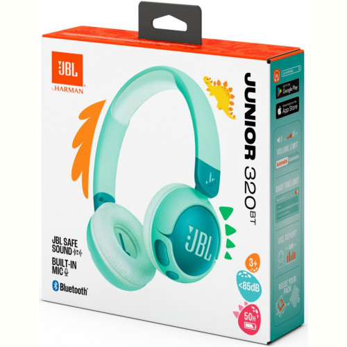 Bluetooth-гарнітура JBL JR320BT Green (JBLJR320BTGRN)