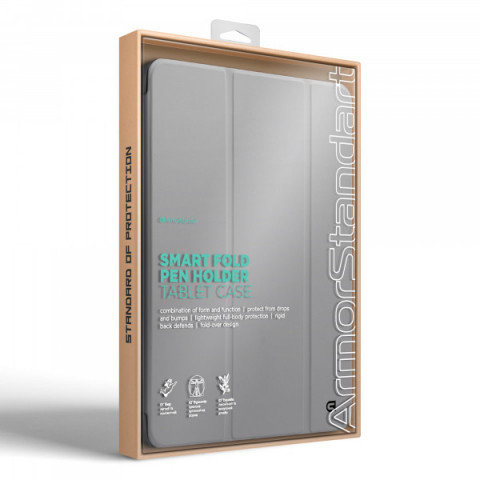 Чохол ArmorStandart Smart Fold Pen для Apple iPad Pro 11 2025/2024 Light Grey (ARM78132)