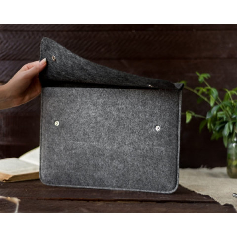 Чохол для ноутбука Gmakin для Macbook Pro 15 Black/Grey (GM05-15)