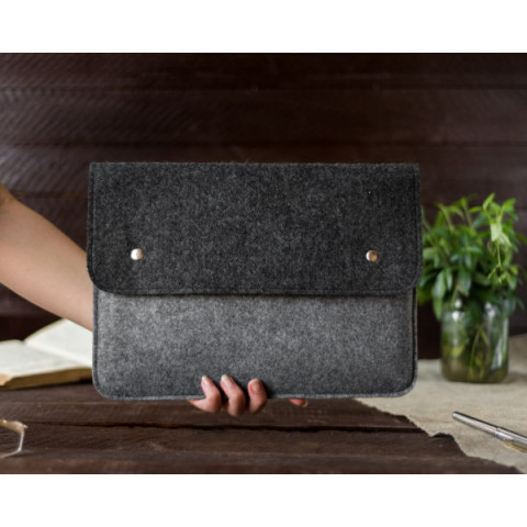 Чохол для ноутбука Gmakin для Macbook Pro 15 Black/Grey (GM05-15)