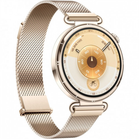 Смарт-годинник Huawei Watch GT 6 41mm Gold with Gold Milanese Strap (55020FTP)