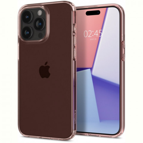 Чохол-накладка Spigen Crystal Flex для Apple iPhone 15 Pro Max Rose Crystal (ACS06445)