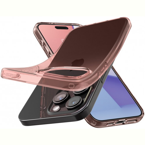 Чохол-накладка Spigen Crystal Flex для Apple iPhone 15 Pro Max Rose Crystal (ACS06445)