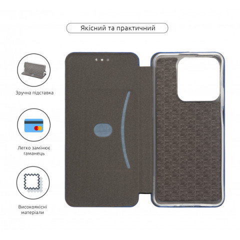 Чохол-книжка ArmorStandart G-Case для Realme C63 4G / C61 4G / Note 60 4G / Note 60x 4G Blue (ARM78463)