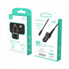 Автомобільний зарядний пристрій SkyDolphin SZ02L Aluminium (2USB, 2.4A) Black (AZP-000071) + кабель Lightning