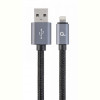 Кабель Cablexpert (CCB-mUSB2B-AMLM-6) USB 2.0 - Lightning, 1.8м, чорний