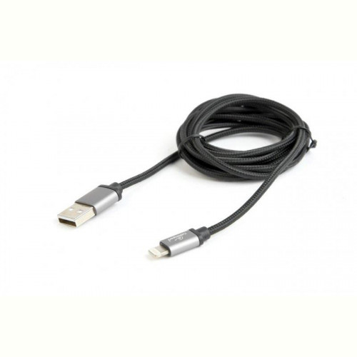 Кабель Cablexpert (CCB-mUSB2B-AMLM-6) USB 2.0 - Lightning, 1.8м, чорний
