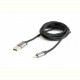 Кабель Cablexpert (CCB-mUSB2B-AMLM-6) USB 2.0 - Lightning, 1.8м, чорний