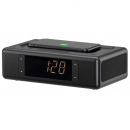 Мультимедійна акустика 2E SmartClock Wireless Charging Black (2E-AS01QIBK)