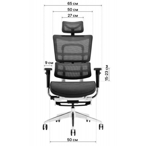 Офісне крісло GT Racer X-802L Black (W-21)