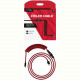 Кабель HyperX USB-A – USB-C, спіральний, 1.37 м Red/Black (6J677AA)