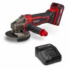 Шліфмашина кутова акумуляторна Einhell TE-AG 18/125-2 Li 1x4.0 Ah PXC 18В Акб 1х4А·год 125мм 8500об/хв 2.32кг