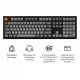 Клавіатура бездротова Keychron K10 Max Keychron Super Banana Switch Black RGB (K10M-H4-UA) Купити в Україні