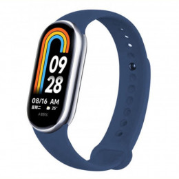 Силіконовий ремінець BeCover для Xiaomi Mi Smart Band 8 Blue Horizon (709380)