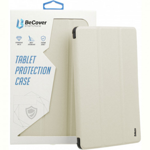 Чохол-книжка BeCover Tri Fold Soft TPU Silicone для Apple iPad Air (4/5) 2020/2022 10.9" Beige (711734)