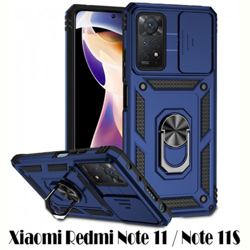 Чохол-накладка BeCover Military для Xiaomi Redmi Note 11/Note 11S Blue (707414)