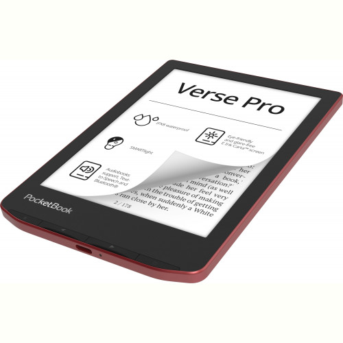 Електронна книга PocketBook 634 Verse Pro Passion Red (PB634-3-CIS)