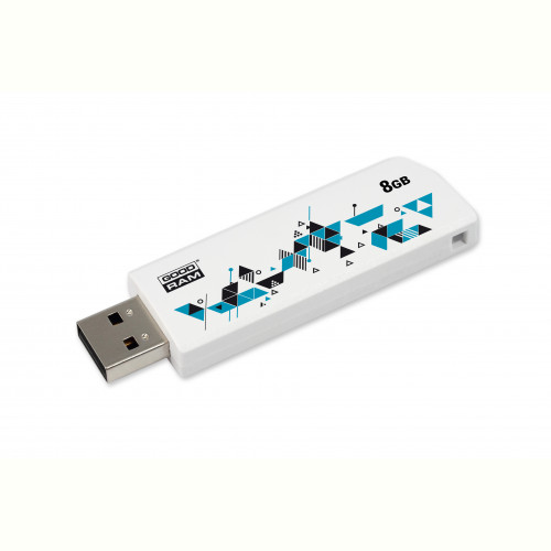 Флеш-накопичувач USB 8GB GOODRAM UCL2 (Cl!ck) White (UCL2-0080W0R11)