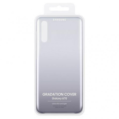 Чохол-накладка Samsung Gradation Cover для Samsung Galaxy A70 SM-A705 Black (EF-AA705CBEGRU)