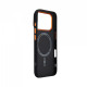 Чохол ArmorStandart LikeCarbon2 SE MagCase для Apple iPhone 17 Pro Kevlar Black Orange (ARM89164)