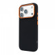 Чохол ArmorStandart LikeCarbon2 SE MagCase для Apple iPhone 17 Pro Kevlar Black Orange (ARM89164)