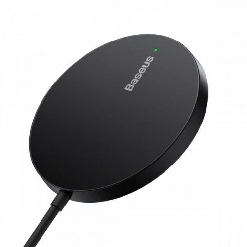 Бездротовий ЗП Baseus Simple Mini3 Magnetic Wireless Charger 15W silver Купити в Україні