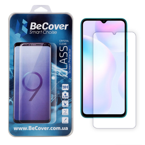 Захисне скло BeCover для Xiaomi Redmi 9 Crystal Clear Glass (705113)