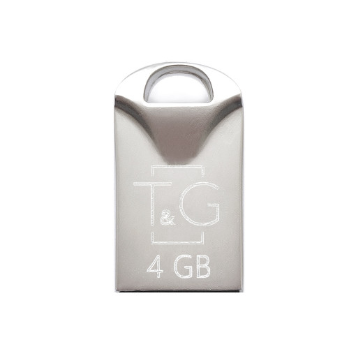 Флеш-накопичувач USB 4GB T&G 106 Metal Series Silver (TG106-4G)