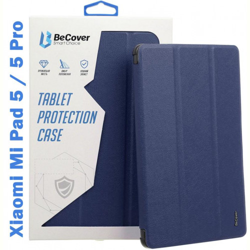 Чохол-книжка BeCover Soft Edge для Xiaomi Mi Pad 5/5 Pro Deep Blue (708362)