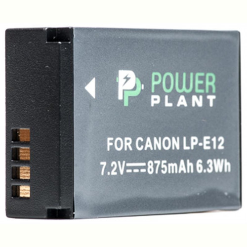 Акумулятор PowerPlant Canon LP-E12 875mAh (DV00DV1311)