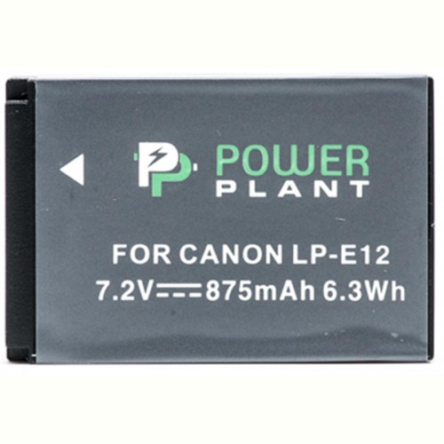 Акумулятор PowerPlant Canon LP-E12 875mAh (DV00DV1311)